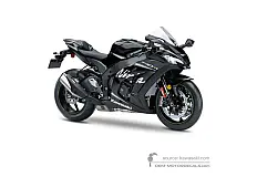 Adesivi per Kawasaki ZX10RR 2017 - Ebony • Kawasaki Adesivi OEM