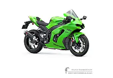 Naklejki do Kawasaki ZX10RR 2021 - Zielony • Kawasaki Naklejki OEM