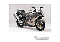 Decals for Kawasaki ZX12R 2001 - Silver • Kawasaki OEM Decals