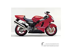 Decals for Kawasaki ZX12R 2001 - Red • Kawasaki OEM Decals