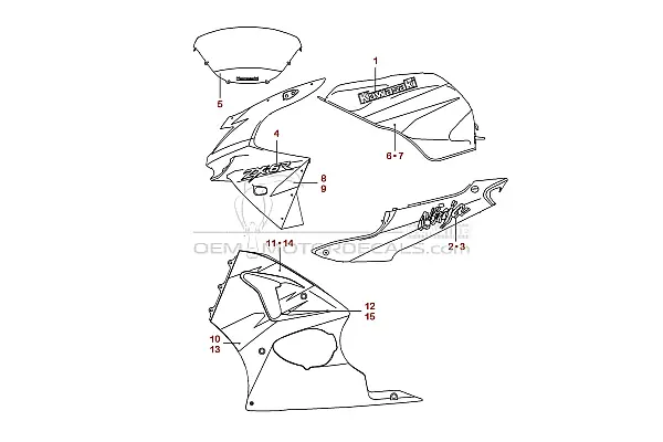 Kawasaki ZX6R 1998 - Zielony