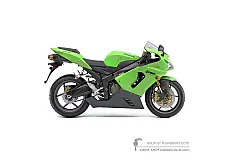 Pegatinas para Kawasaki ZX6R 2005 - Verde • Kawasaki Pegatinas OEM