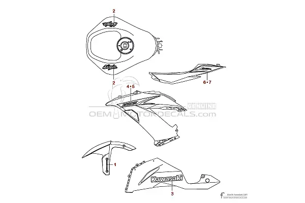 Kawasaki ZX6R 2013 - Zielony