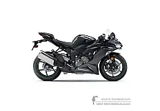 Stickers voor Kawasaki ZX6R 2019 - Zwart • Kawasaki OEM Stickers