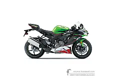 Aufkleber für Kawasaki ZX6R 2023 - Grün • Kawasaki OEM-Aufkleber