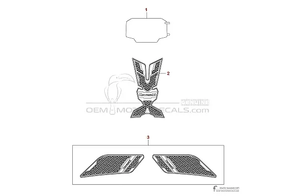 Kawasaki NINJA ZX6R - Optional Stickers