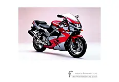 Pegatinas para Kawasaki ZX9R 1994 - Rojo • Kawasaki Pegatinas OEM