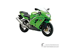 Pegatinas para Kawasaki ZX9R 1998 - Verde • Kawasaki Pegatinas OEM