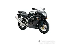 Pegatinas para Kawasaki ZX9R 1998 - Negro • Kawasaki Pegatinas OEM