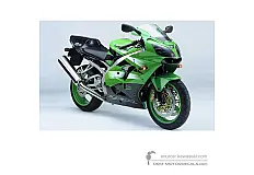 Aufkleber für Kawasaki ZX9R 2002 - Grün • Kawasaki OEM-Aufkleber