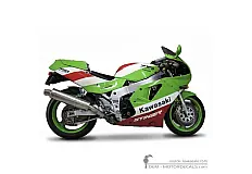 Aufkleber für Kawasaki ZXR750  | ZX750 1990 - Grün • Kawasaki OEM-Aufkleber