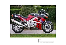 Autocollants pour Kawasaki ZZR600 1994 - Rouge • Kawasaki Autocollants OEM