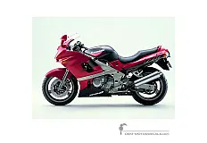 Naklejki do Kawasaki ZZR600 1999 - Czerwony • Kawasaki Naklejki OEM