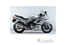 Aufkleber für Kawasaki ZZR600 2003 - Silber • Kawasaki OEM-Aufkleber