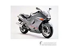 Decals for Kawasaki ZZR1100 1997 - Gray • Kawasaki OEM Decals