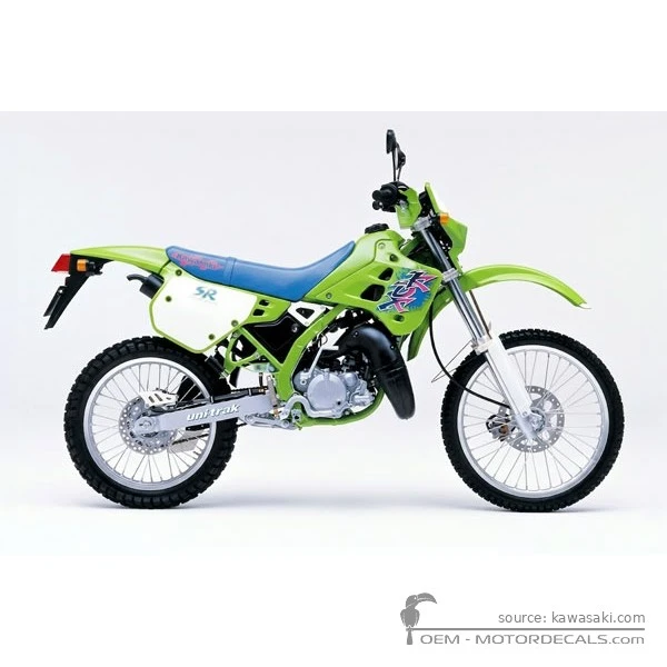 Aufkleber für Kawasaki KDX125 1990 • Kawasaki OEM-Aufkleber