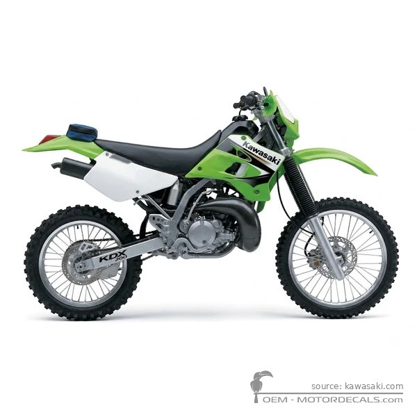 Adesivi per Kawasaki KDX200 2003 • Kawasaki Adesivi OEM