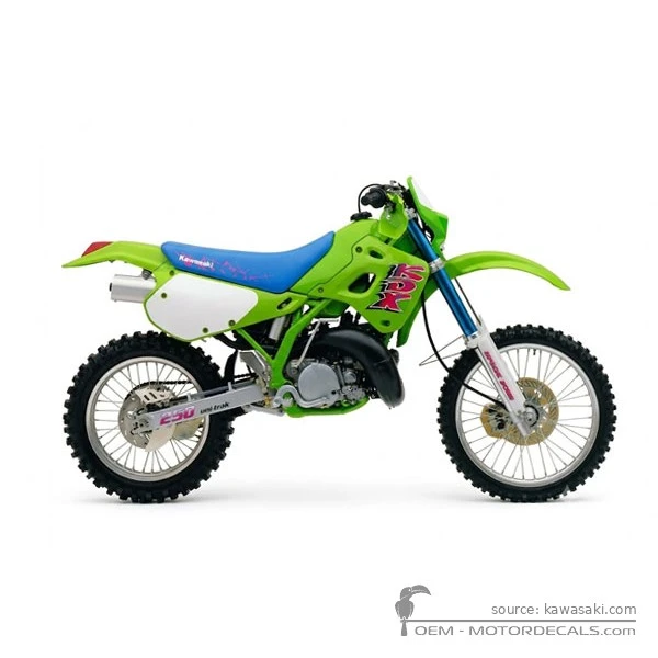 Decals for Kawasaki KDX250 1992 • Kawasaki OEM Decals