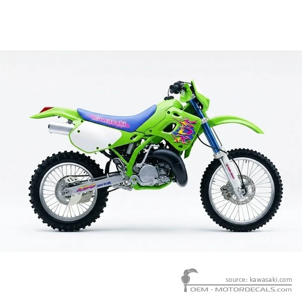 Decals for Kawasaki KDX250 1993 • Kawasaki OEM Decals