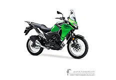 Naklejki do Kawasaki KLE300 VERSYSX 2018 - Zielony • Kawasaki Naklejki OEM