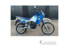 Pegatinas para Kawasaki KLR650 1988 - Azul • Kawasaki Pegatinas OEM
