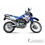 Kawasaki KLR650 1996 - Blau
