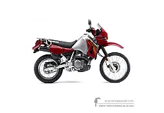 Adesivi per Kawasaki KLR650 2007 - Rosso • Kawasaki Adesivi OEM