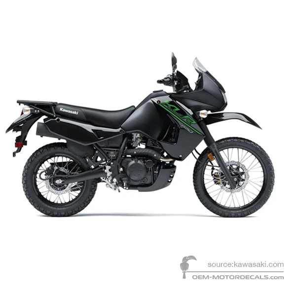 Aufkleber für Kawasaki KLR650 2017 - Grau • Kawasaki OEM-Aufkleber