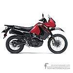 Kawasaki KLR650 2017 - Red