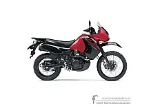 Decals for Kawasaki KLR650 2017 - Red • Kawasaki OEM Decals