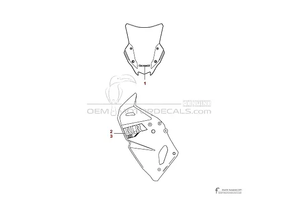 Kawasaki KLR650 2023 - Zielony