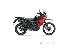 Autocollants pour Kawasaki KLR650 2024 - Rouge • Kawasaki Autocollants OEM