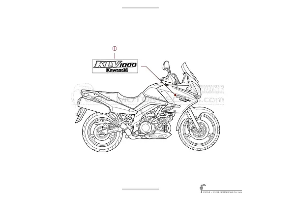 Kawasaki KLV1000 2004