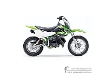 Adesivi per Kawasaki KLX110 2002 - Verde • Kawasaki Adesivi OEM