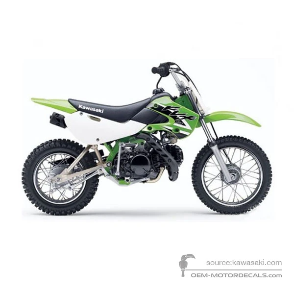 Pegatinas para Kawasaki KLX110 2002 - Verde • Kawasaki Pegatinas OEM