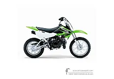 Naklejki do Kawasaki KLX110 2005 - Zielony • Kawasaki Naklejki OEM