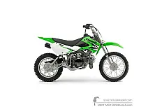 Pegatinas para Kawasaki KLX110 2008 - Verde • Kawasaki Pegatinas OEM