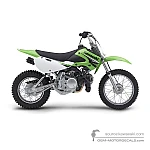 Kawasaki KLX110 2009 - Verde
