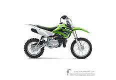 Naklejki do Kawasaki KLX110 2014 - Zielony • Kawasaki Naklejki OEM
