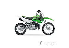 Naklejki do Kawasaki KLX110 2015 - Zielony • Kawasaki Naklejki OEM