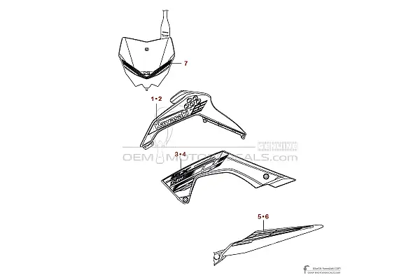 Kawasaki KLX140 2013 - Grün