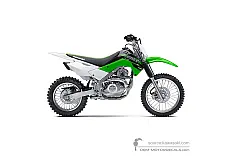Autocollants pour Kawasaki KLX140 2015 - Vert • Kawasaki Autocollants OEM