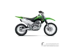 Naklejki do Kawasaki KLX140 2018 - Zielony • Kawasaki Naklejki OEM
