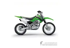 Pegatinas para Kawasaki KLX140R 2023 - Verde • Kawasaki Pegatinas OEM