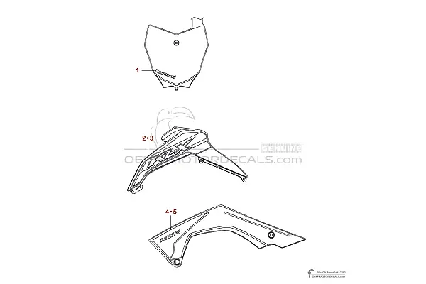 Kawasaki KLX140R 2025 - Gris