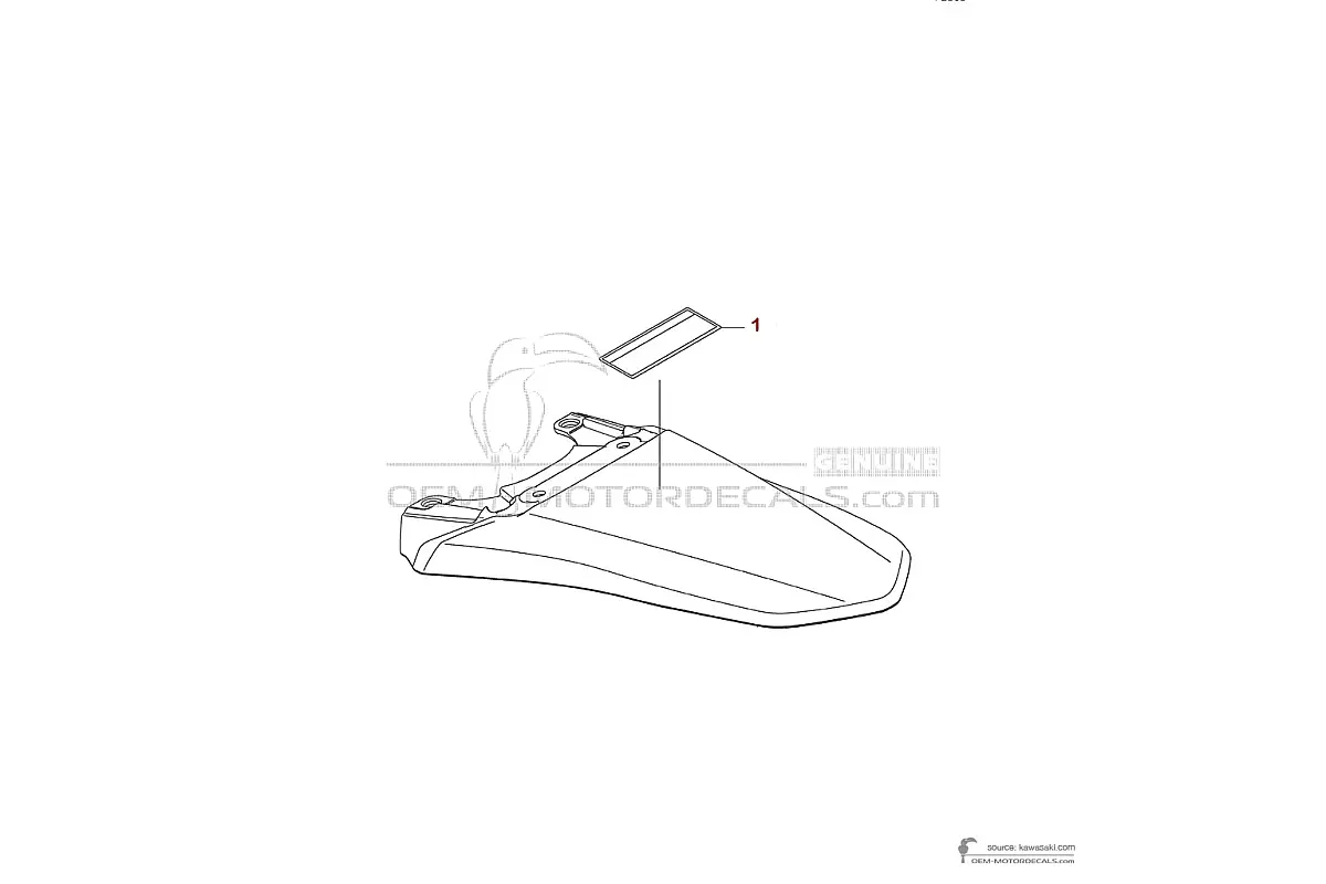 Autocollants pour Kawasaki KLX230 2020 - Étiquettes de mise en garde • Kawasaki Autocollants OEM