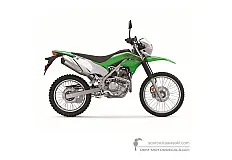 Naklejki do Kawasaki KLX230 2022 - Zielony • Kawasaki Naklejki OEM
