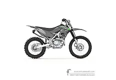 Stickers voor Kawasaki KLX230R 2024 - Grijs • Kawasaki OEM Stickers