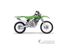 Autocollants pour Kawasaki KLX450R 2008 - Vert • Kawasaki Autocollants OEM