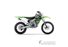 Aufkleber für Kawasaki KLX450R 2010 - Grün • Kawasaki OEM-Aufkleber